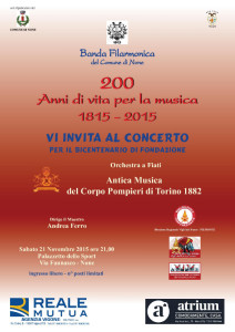 Locandina Concerto di S. Cecilia 2015