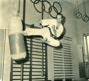 Piero durante un allenamento